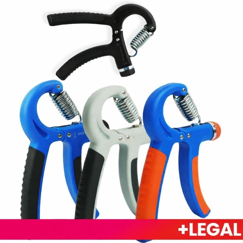 Hand Grip C/ Mola Ajustável De Força 5 A 60 Kg Fisioterapia Fortalecimento