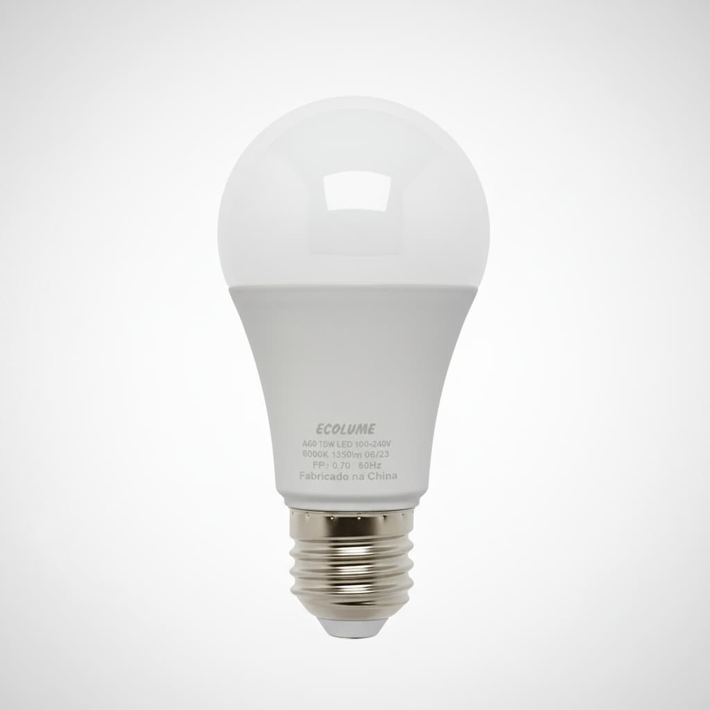Lâmpada Led SMD A60 15W 100~240V 6000K