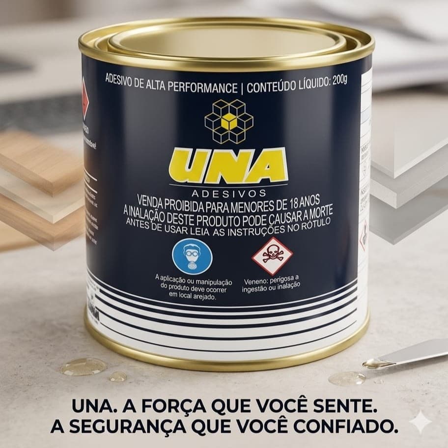 Cola de Contato para Tapeçaria e Marcenaria Lata 200g