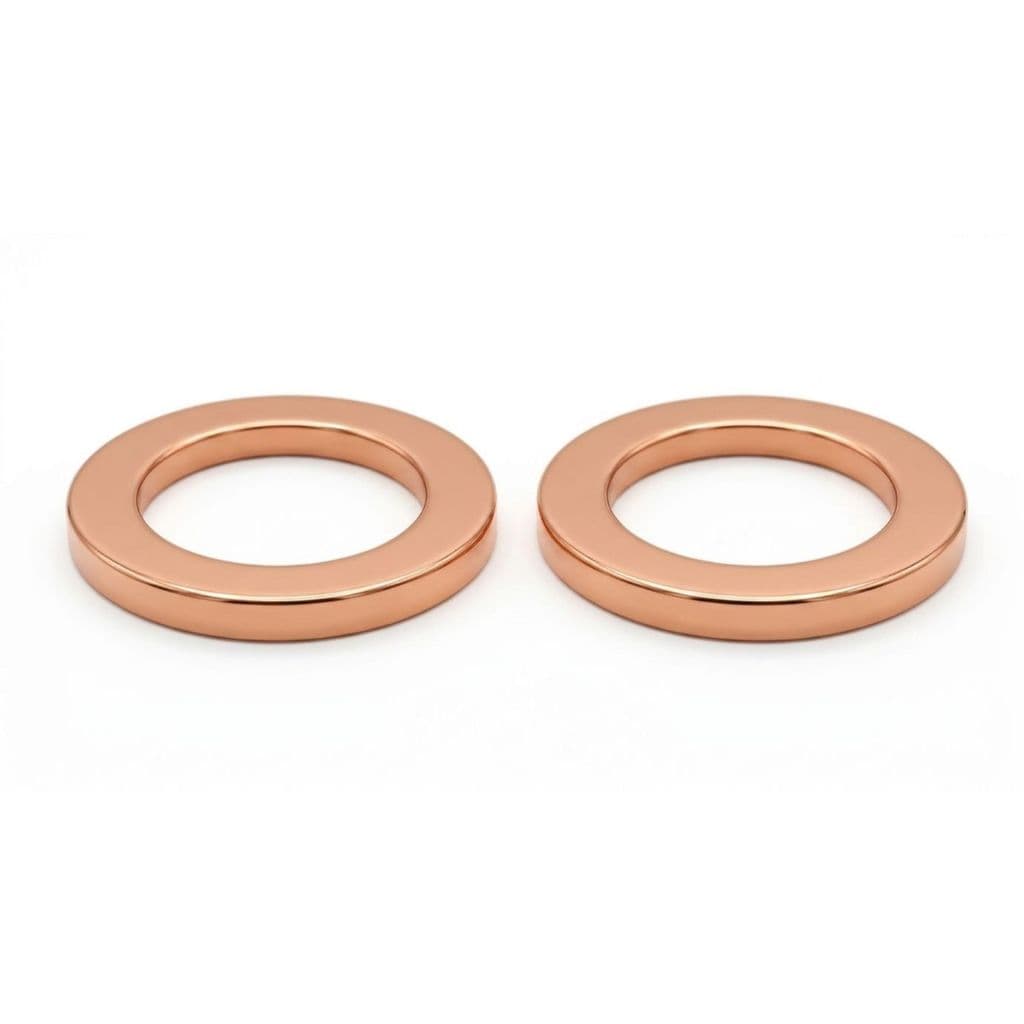 Kit 2 Arruela Cobre Flexível Freio Moto Universal 10mm Original HONDA KAWASAKI BMW YAMAHA SUZUKI