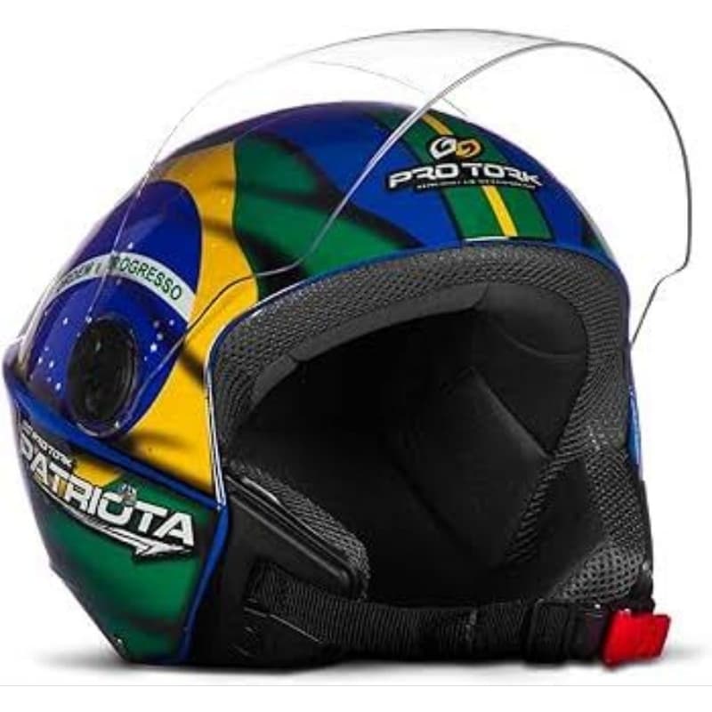 Capacete aberto New liberty Three patriota