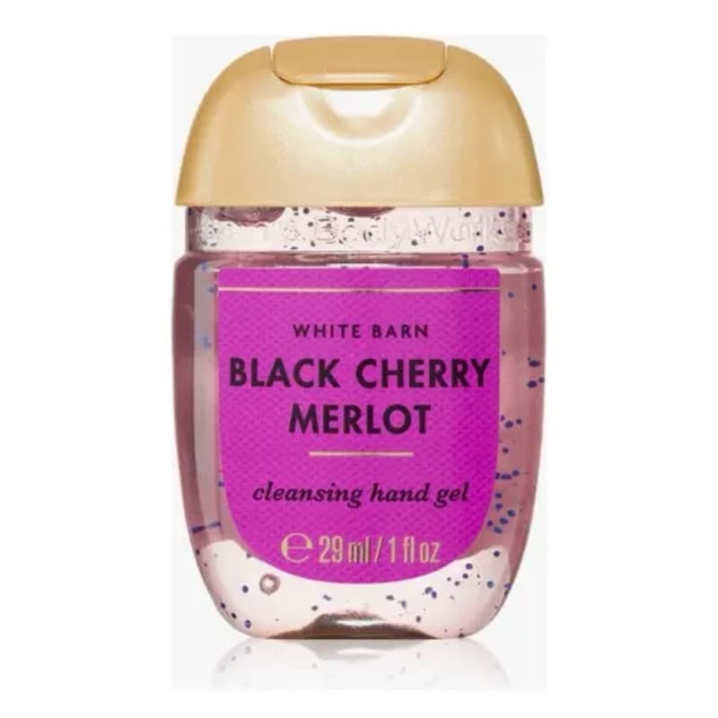 Bath Body Works Álcool em Gel Black Cherry Merlot 29ml PocketBac Original