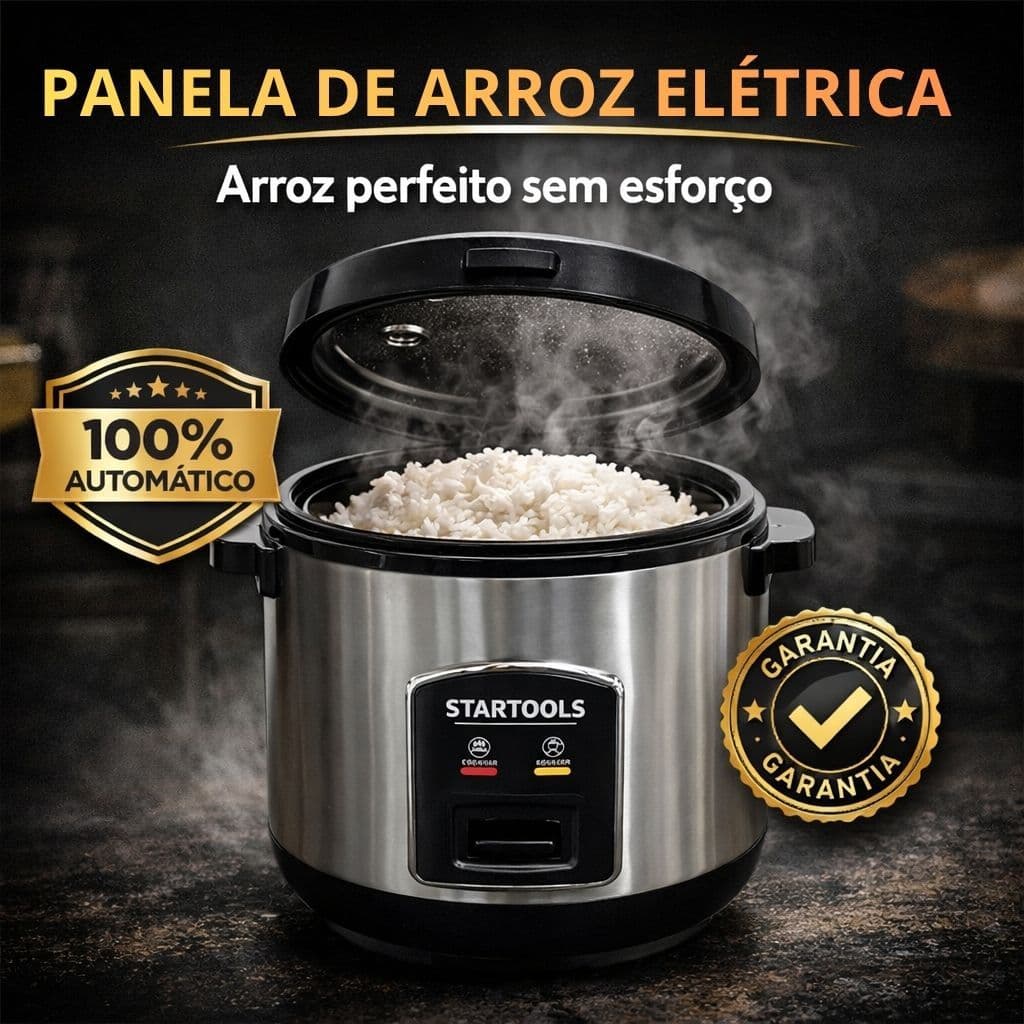 Panela Elétrica Arroz Legumes 1 Litro Capacidade arroz solto mingaus alimentos leves  cozinhar a vapor 127v preta