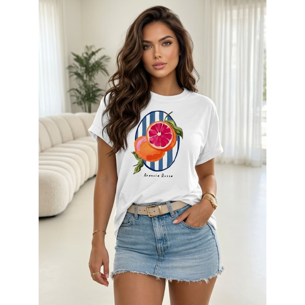 Camiseta Feminina Estampada Brasilidade Rio Amazônia Algodão Leve e Estilosa