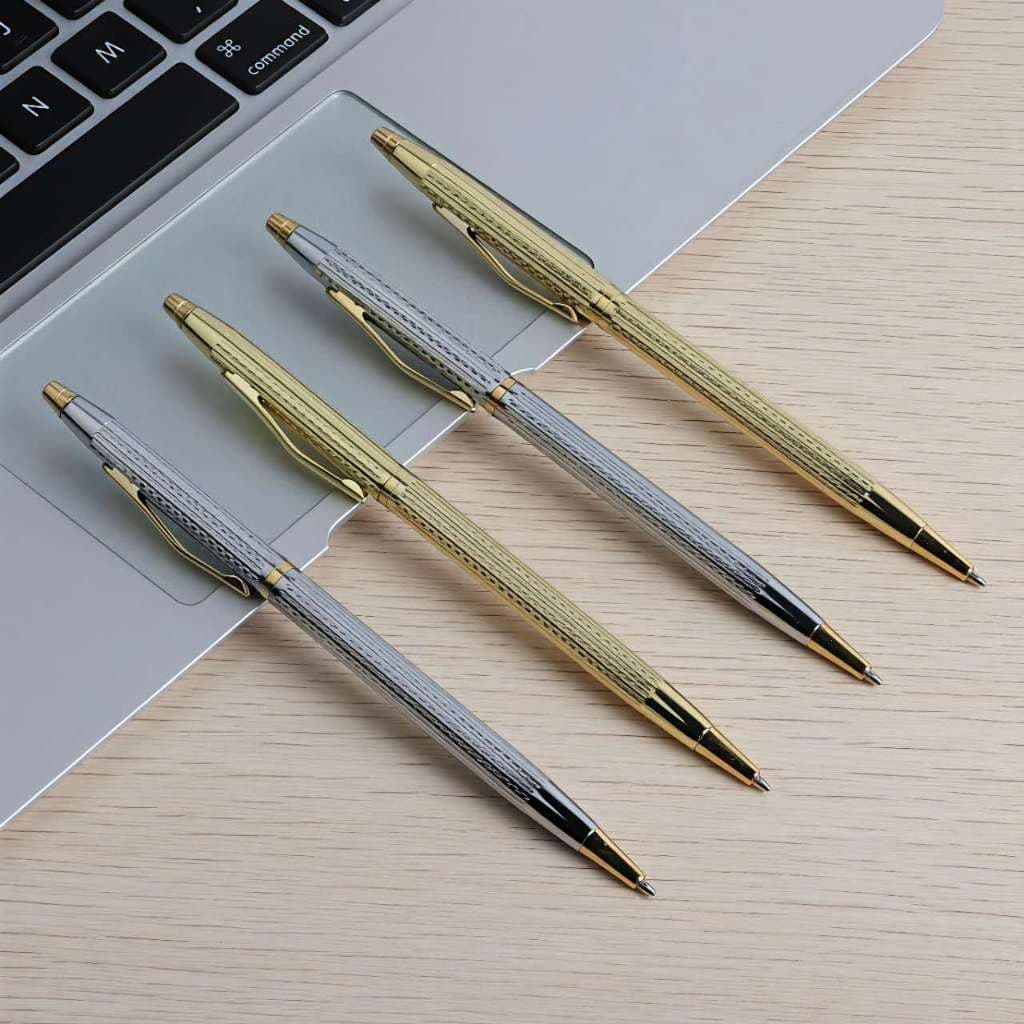 Caneta Esferográfica Metal Luxo 0,7mm – Giro Retrátil, Acabamento Premium para Negócios e Presente