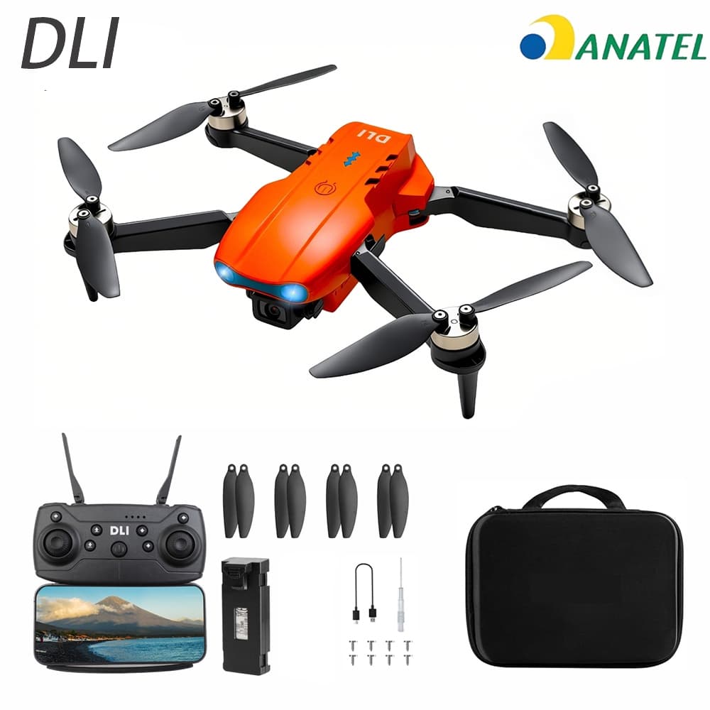 E99PRO Drone Com HD 4K Dual Câmera Dobrável E Desvio De Motor Sem Escovas