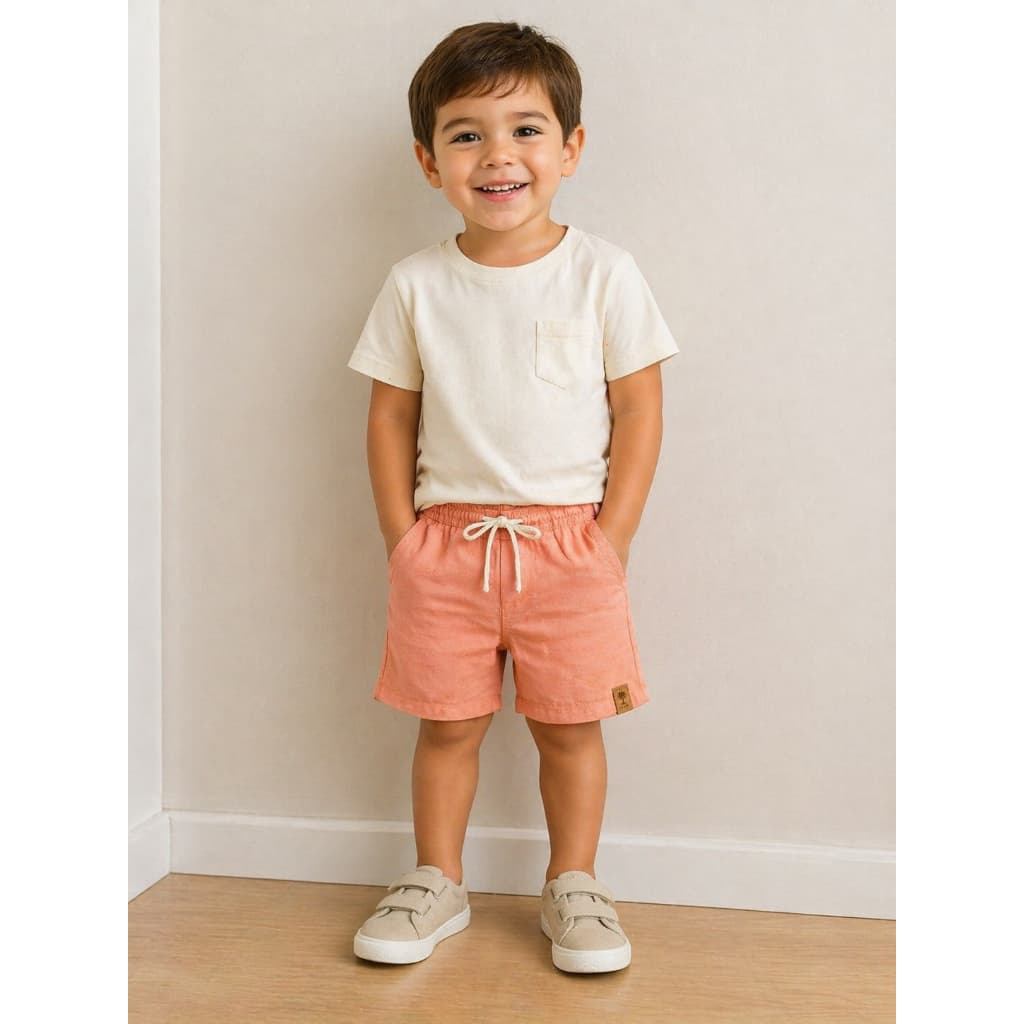 Bermuda Infantil Juvenil De Sarja Menino Promoção