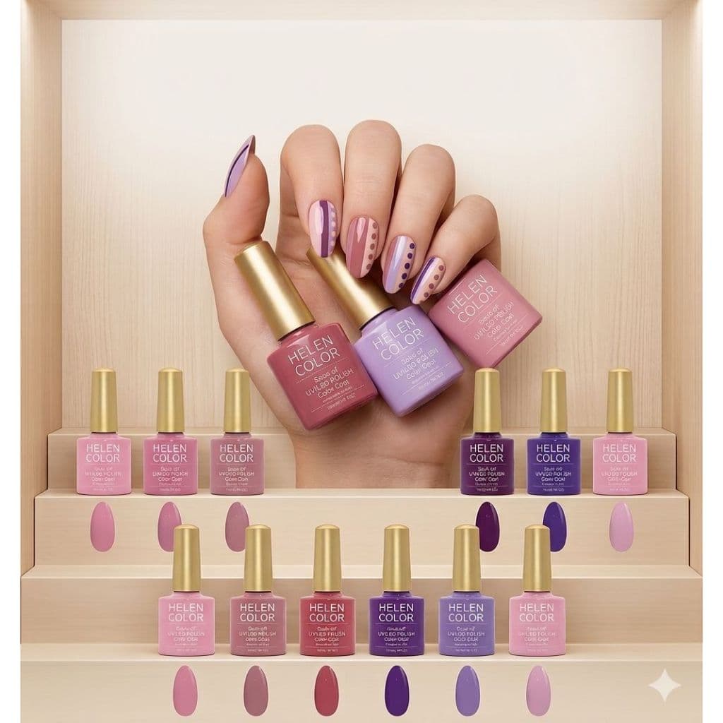 Esmalte em Gel Helen Color UV/ LED 10ml 1 unidade Sem TPO e DMPT