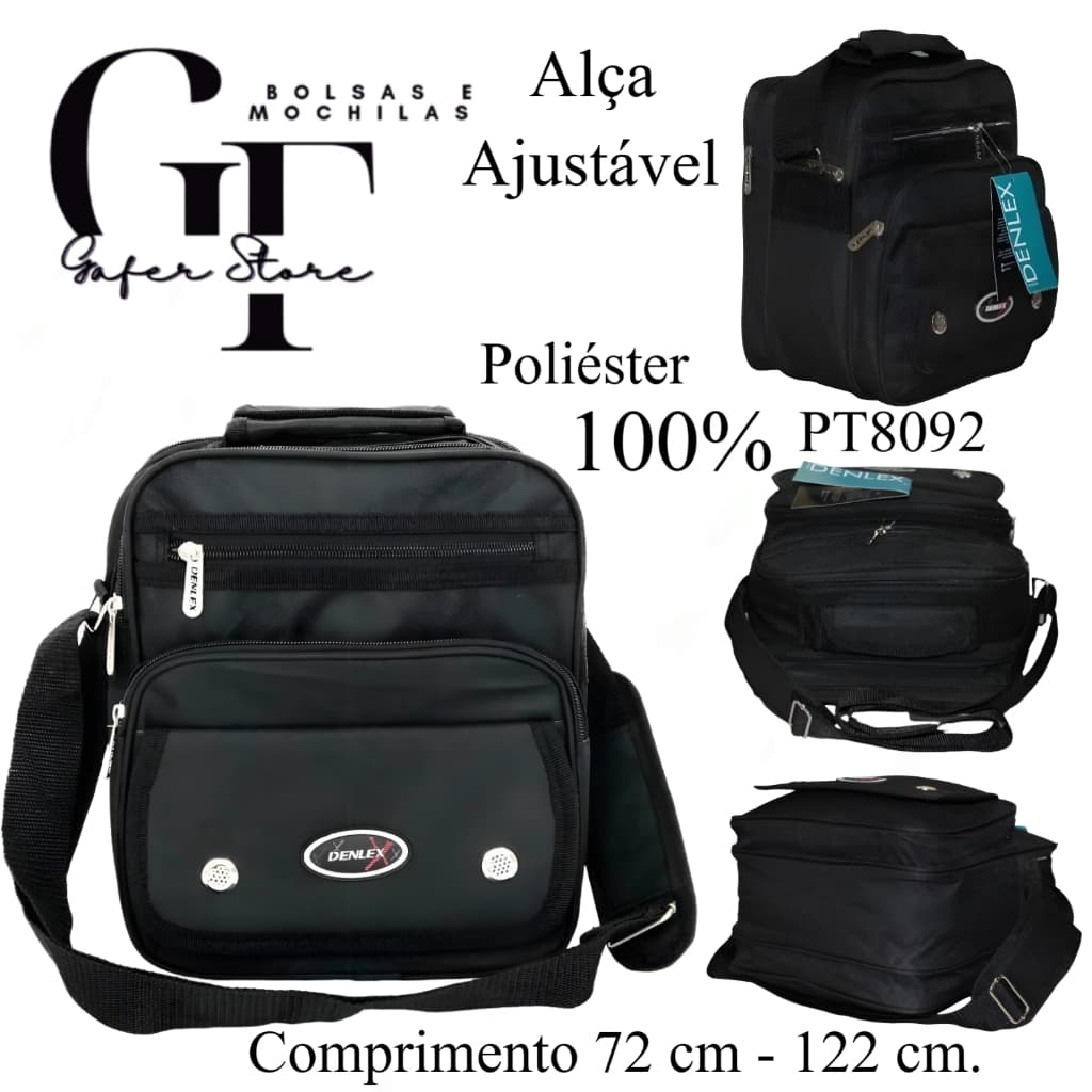 Bolsa Transversal Mensageiro Masculina Bolsa De Ombro DENLEX PT8092