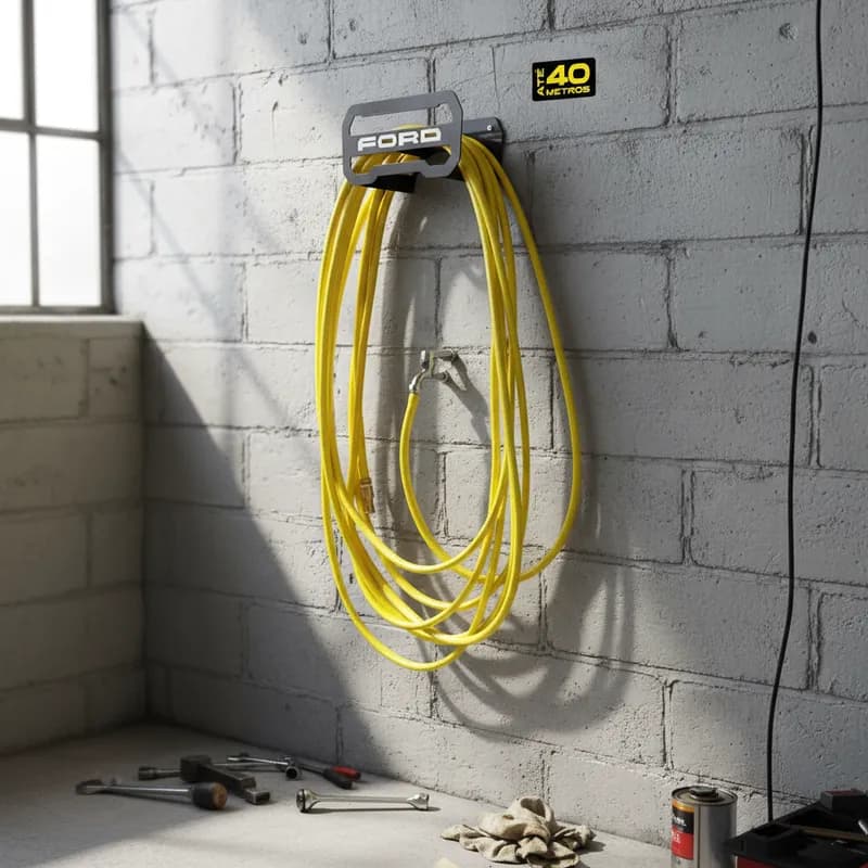 SUPORTE ENROLAR MANGUEIRA GARAGEM JARDIM  FORD All Style