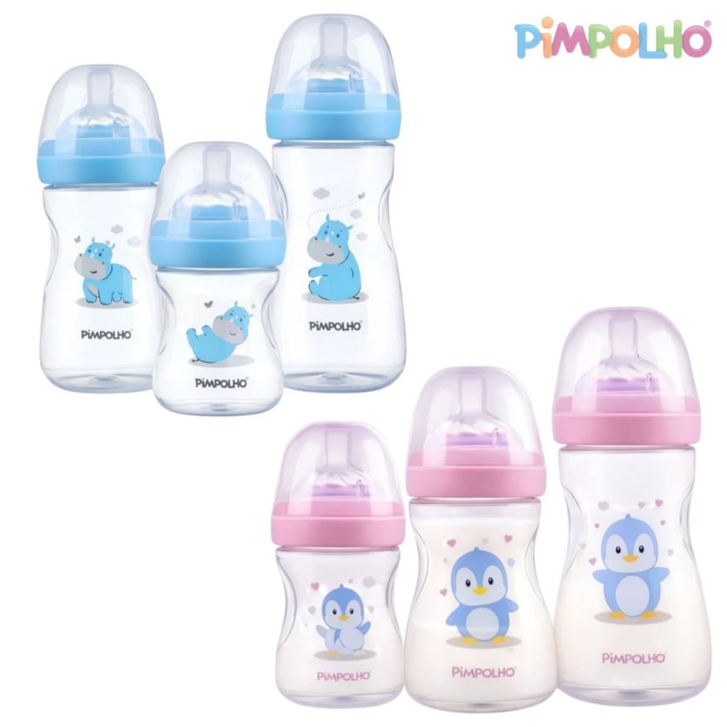 Kit 3 Mamadeira Pimpolho Anticólica Antirrespingo Soft Touch