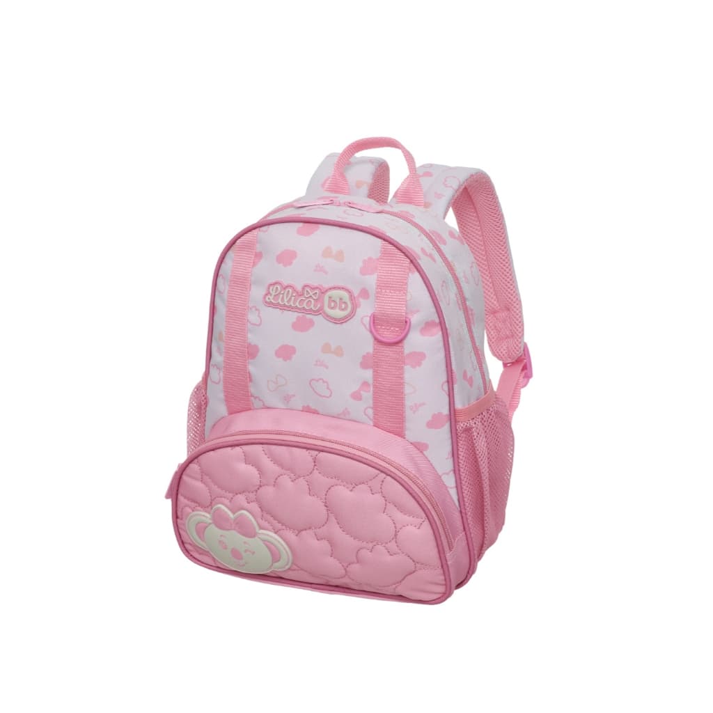 Mochila Infantil Escolar Personagens Costas Resistente Com Compartimento Espaçoso Alças Confortáveis