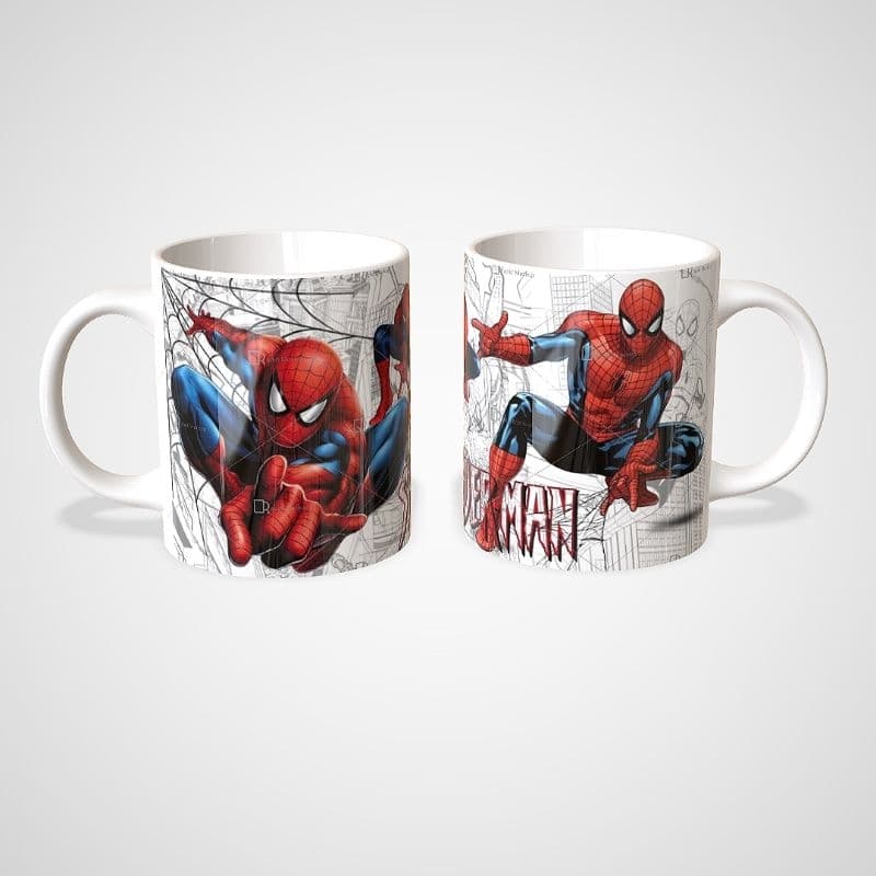 Caneca Homem aranha Heroi – Presente infantil pequeno Herói Nerd Geek