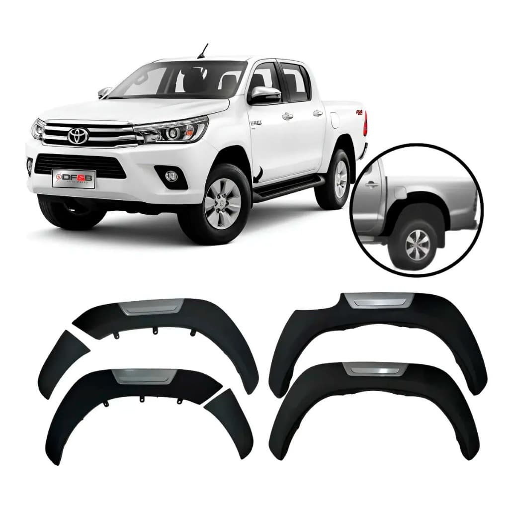 Kit Moldura Alargador Hilux 16 A 23