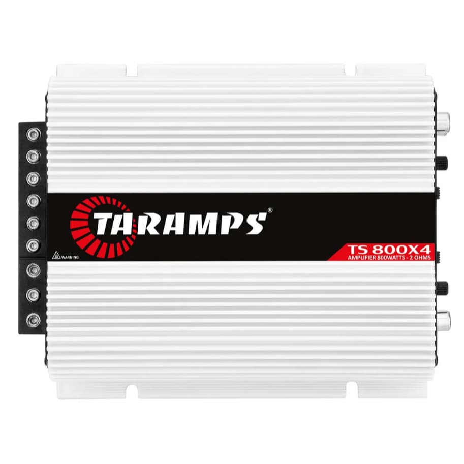 Modulo Amplificador Taramps Ts800x4 2 Ohms 800W Potencia Rms Som Automotivo Entrada Rca E Fio