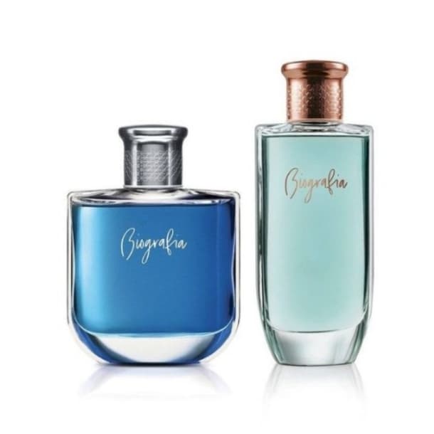 Kit 2 Perfumes Biografia Tradicional - Feminino e Masculino - 100ml