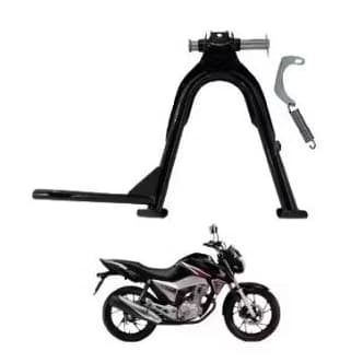 kit cavalete central cromado cg 160 Titan fan start todos os anos com mola pino e meia lua