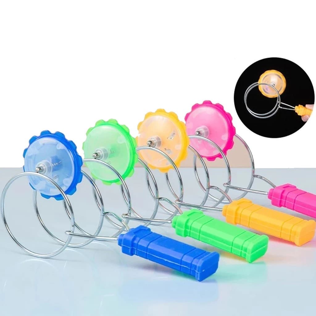 Brinquedo Pião Magnético Orbital  com Luzes - Art Brink