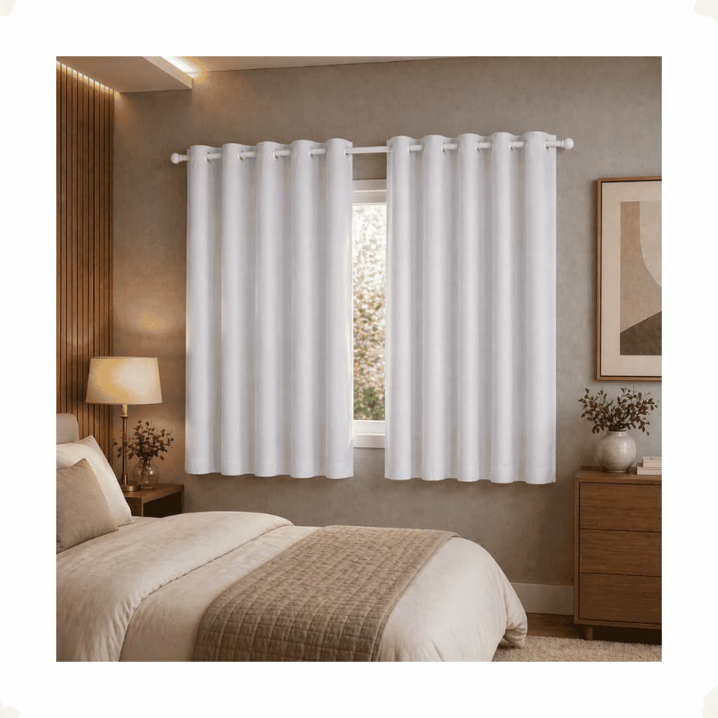 Cortina Corta Luz 70% LISA *2,60x1,70mt* CURTA Bella Janela