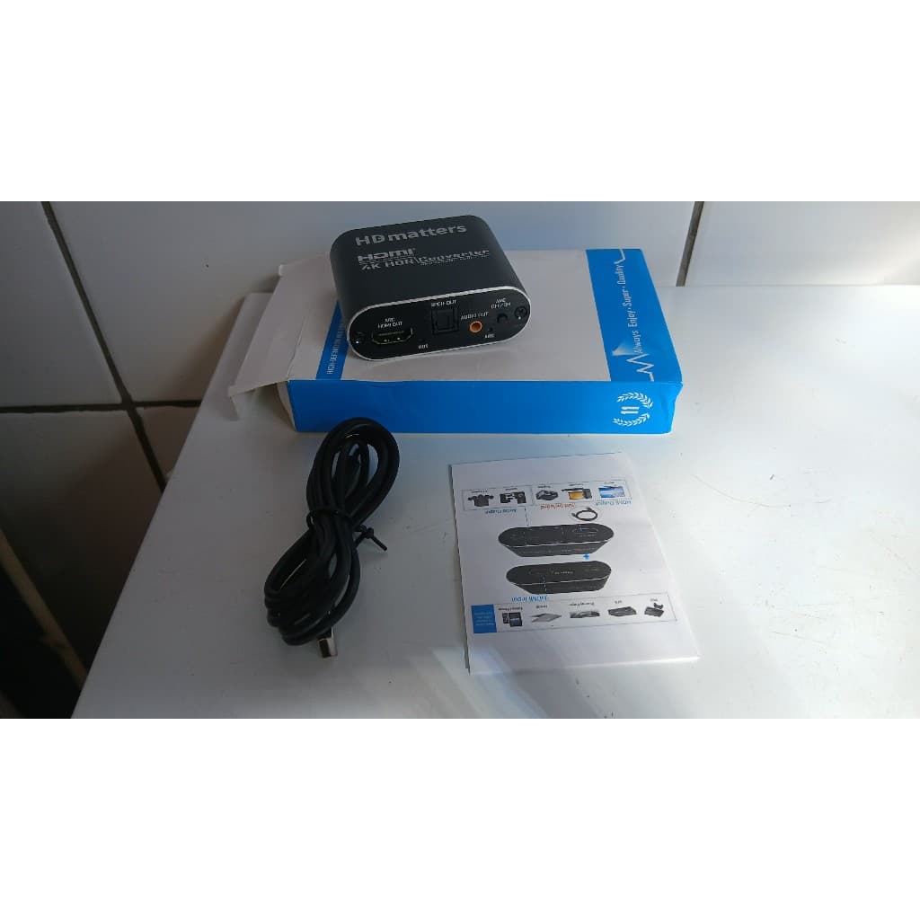 Extrator De Audio do  Hdmi vem do receptor  tv vídeo game etc