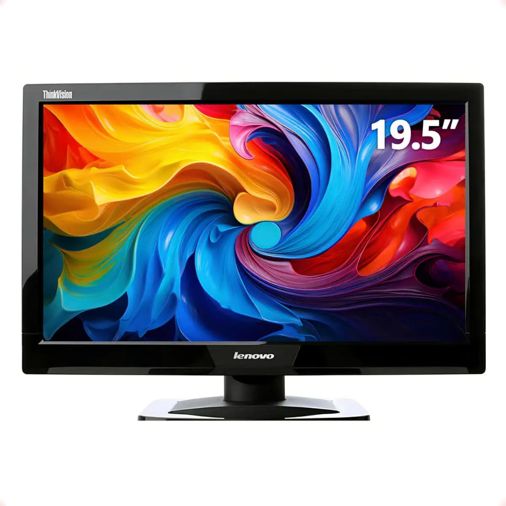 Monitor Lenovo E2003ba, 19.5 Polegadas Wide - Lcd Cor Preto