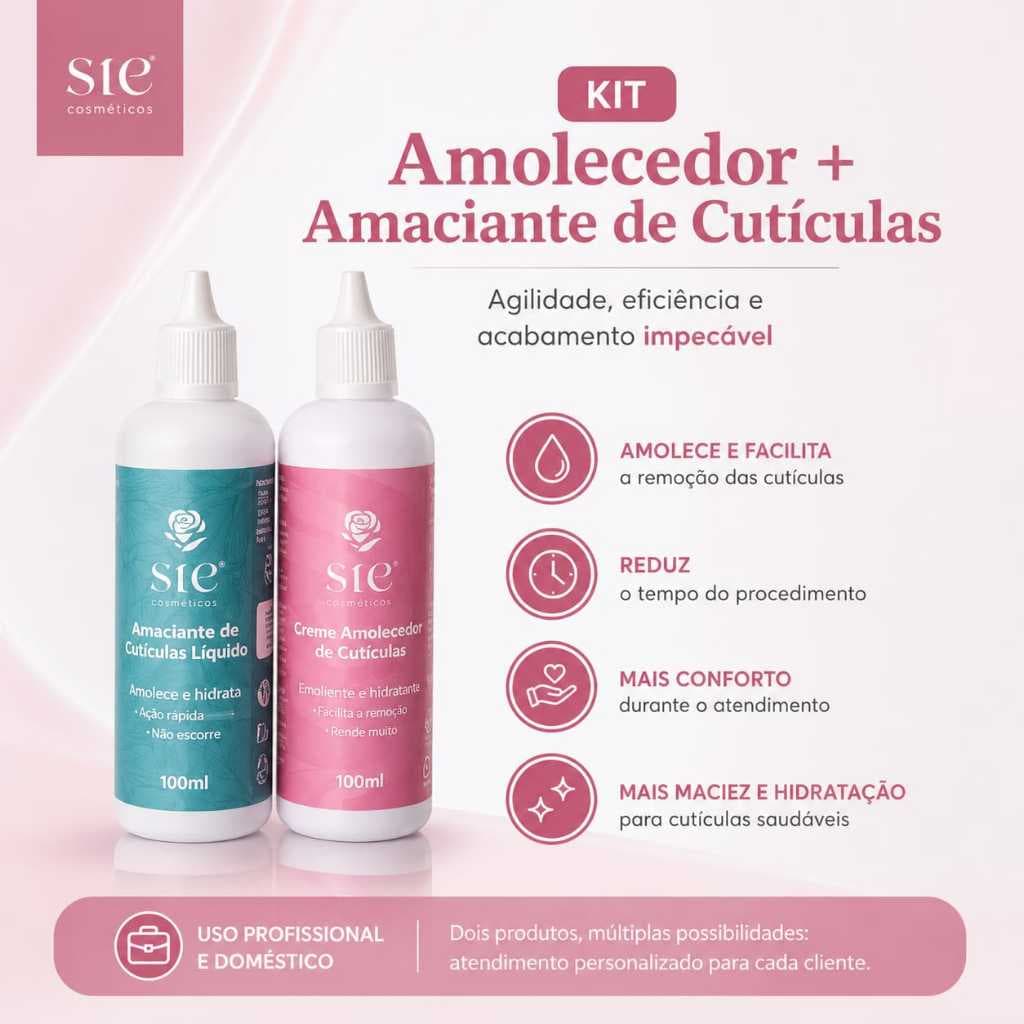 Creme Amolecedor + Amaciante - 2 produtos
