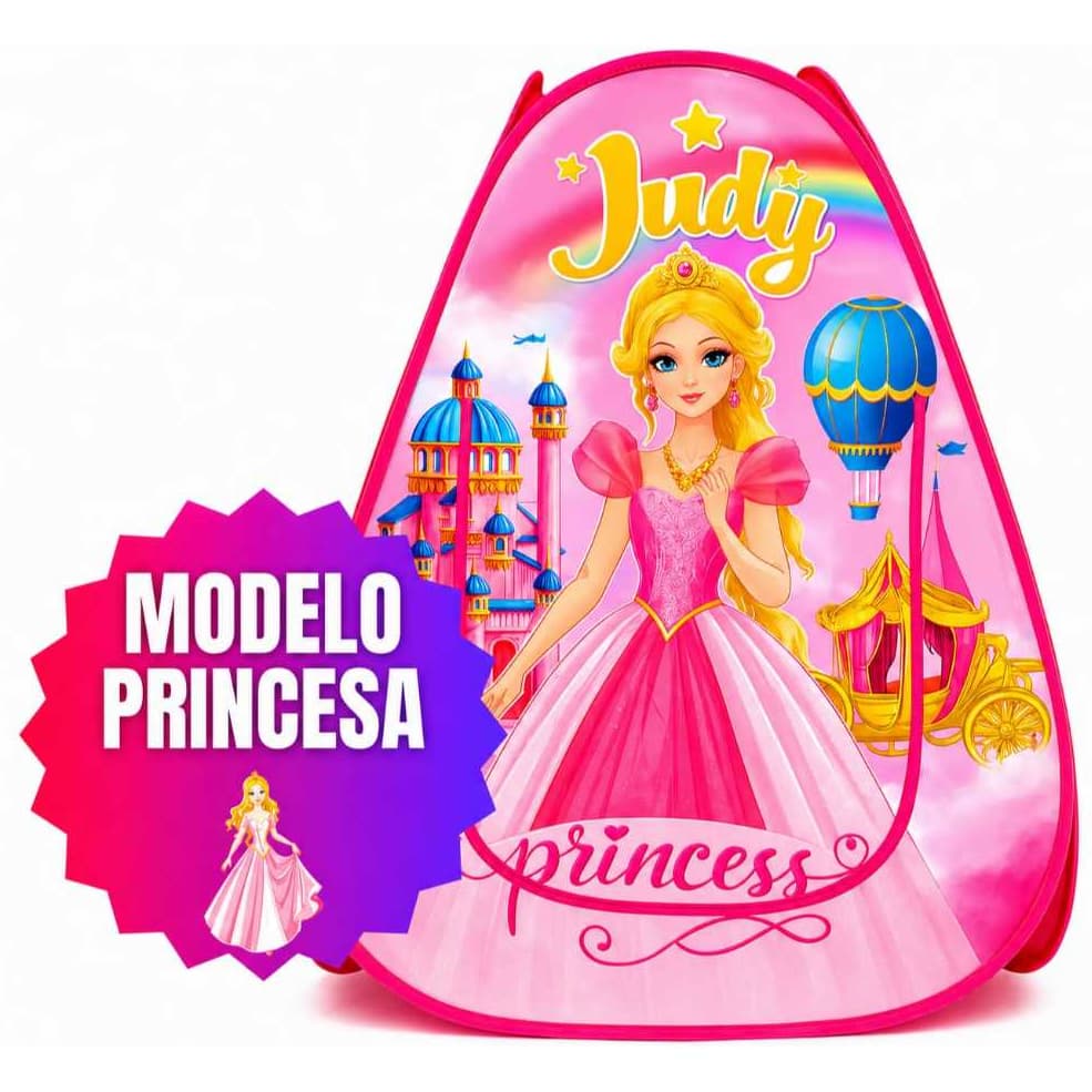 Brinquedo Princesa Barraca Cabaninha Dobrável Infantil Menina - Envio Imediato -