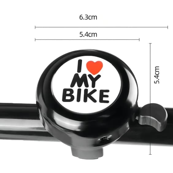 Buzina Bicicleta Infantil I Love My Bike Trim Paco para Bicicleta