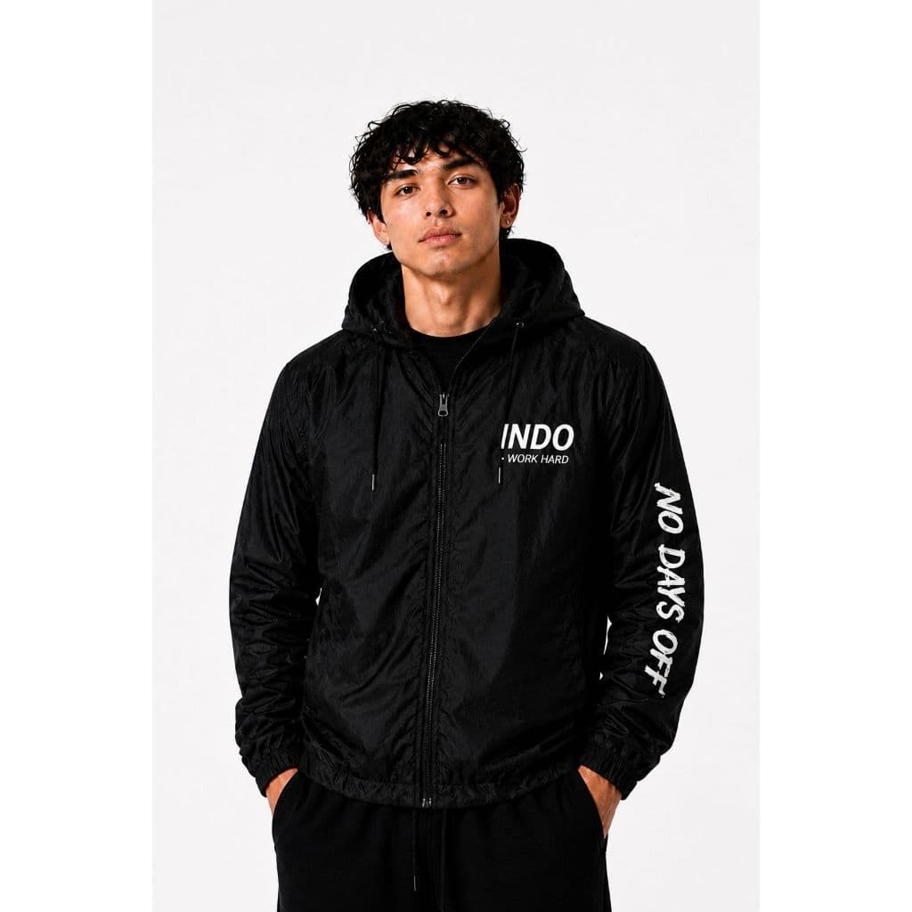 Corta Vento Blusa Jaqueta Masculina Impermeável Leve Com Capuz Streetwear
