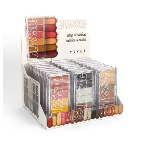 Paleta de Sombras Classic da Vivai