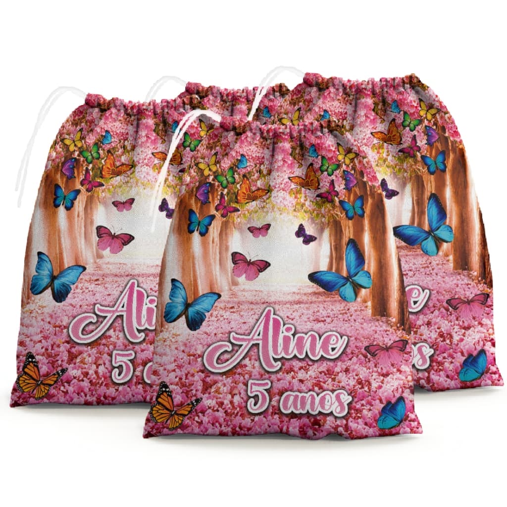 Kit 30 Sacolinhas Surpresa Personalizada para Lembrancinha 15x20 cm Festa Infantil