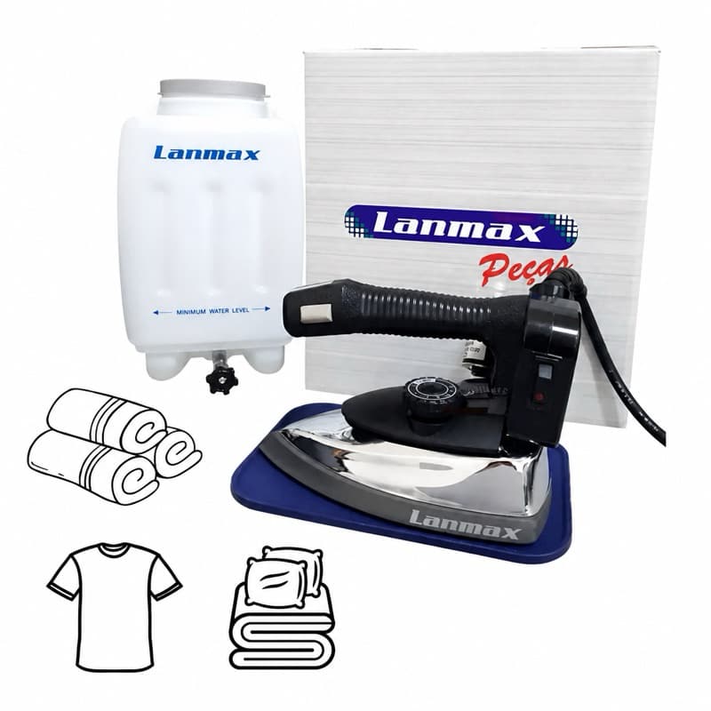 Ferro De Passar Vapor Lanmax 94a Industrial 100W 110V/220V