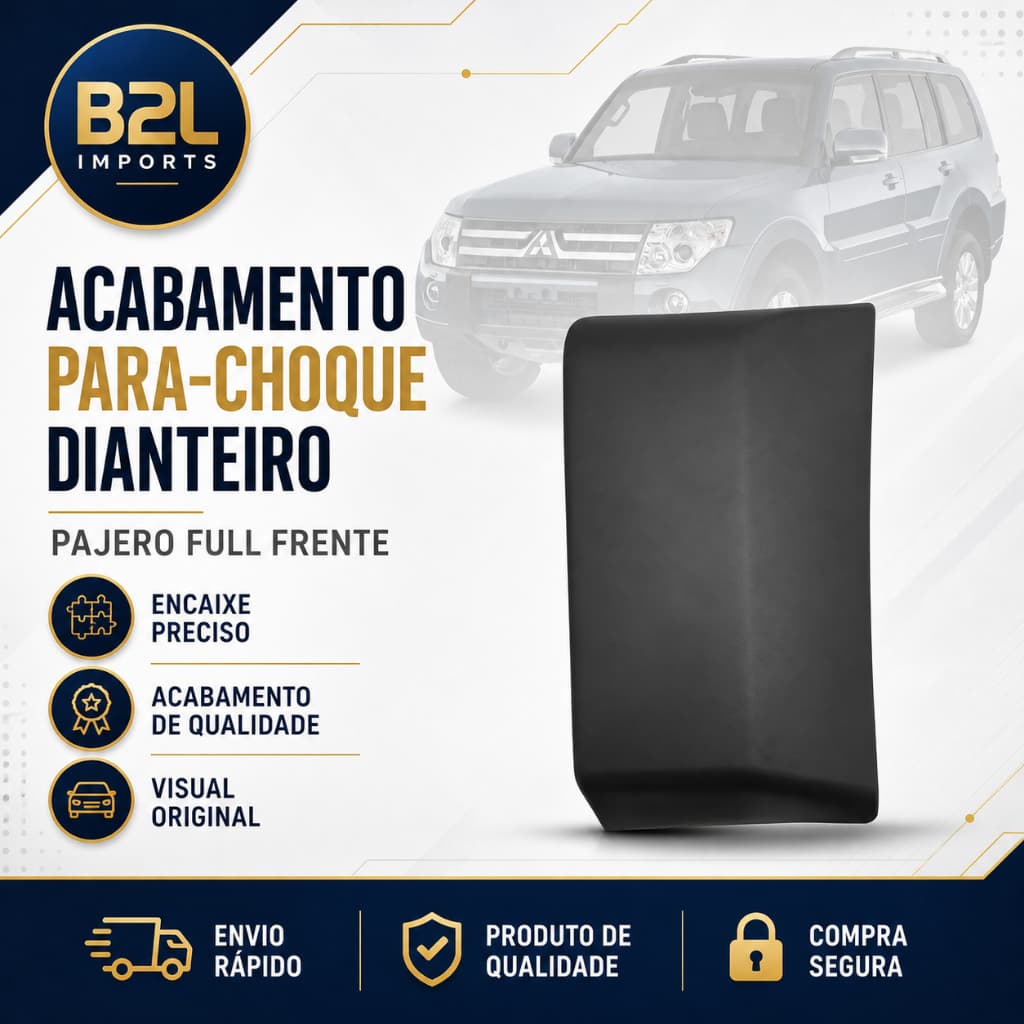 Acabamento bumper Parachoque dianteiro Pajero Full Frente 2008 2009 2010 2011