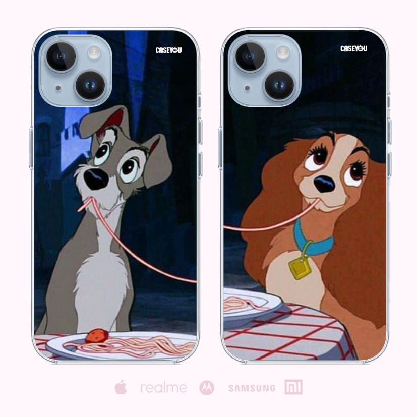 Kit 2 Capinhas Celular Personalizada Casal Metadinha Alta Qualidade.