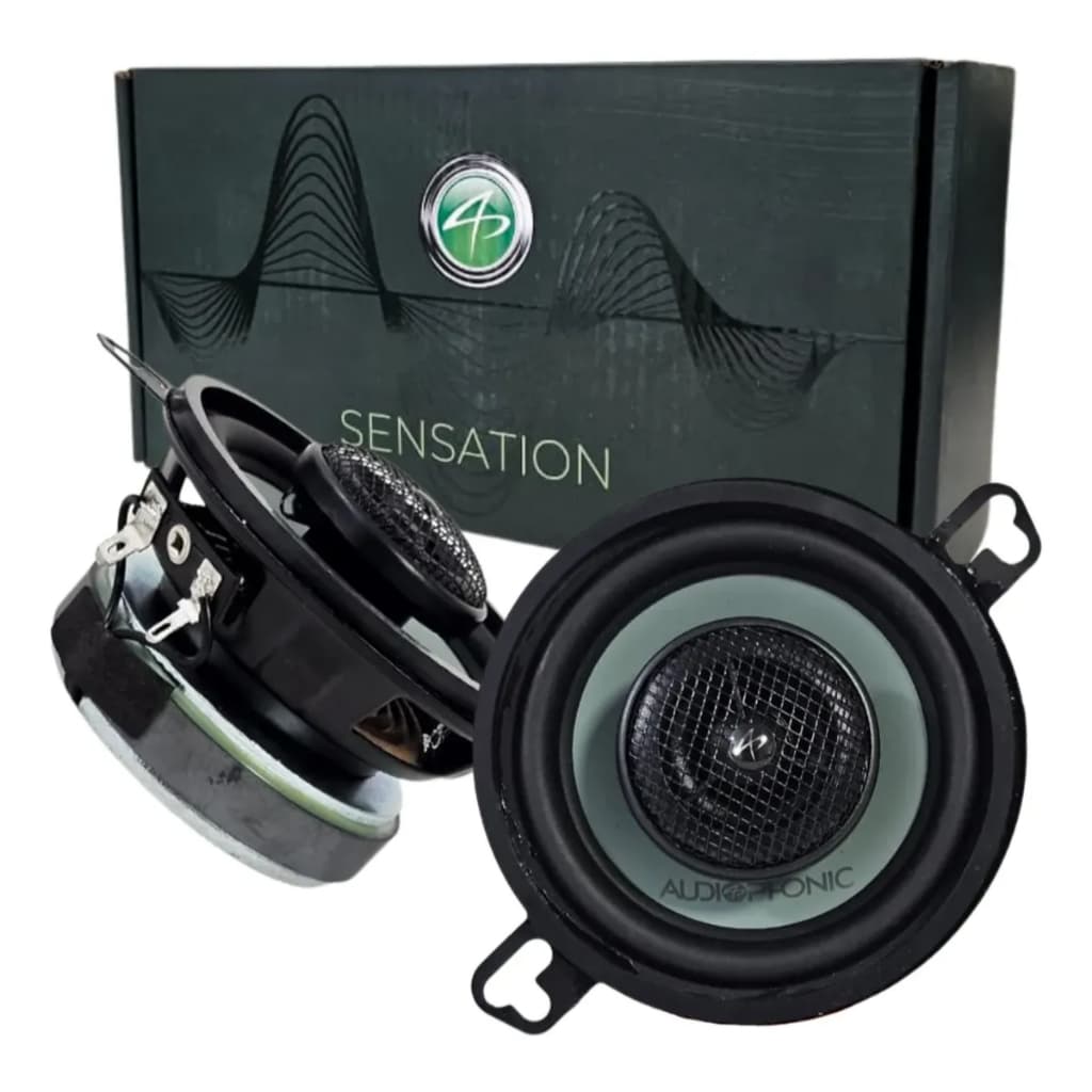 Kit Par Falante Audiophonic 3,5 Polegadas 90w Cs350 Som