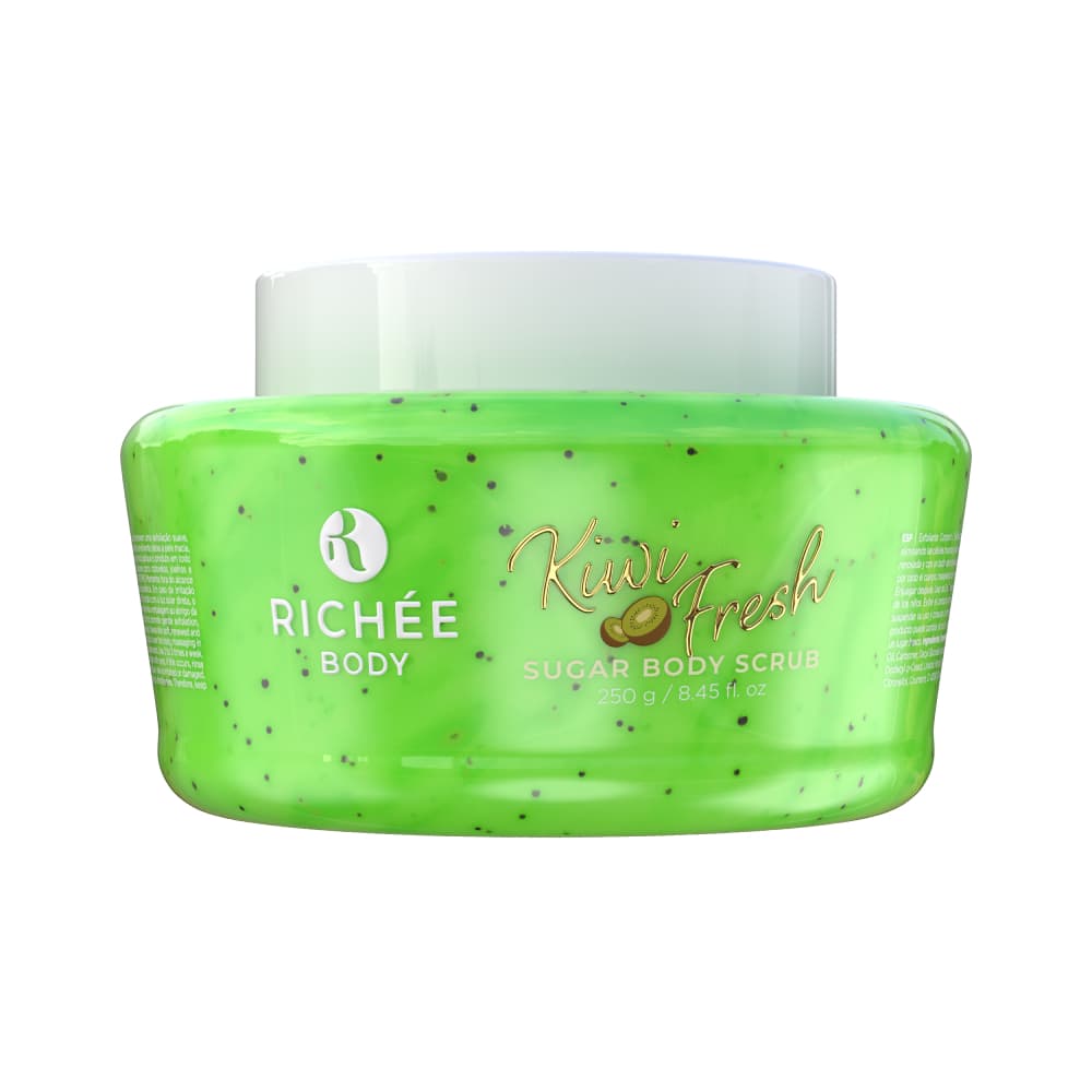 Esfoliante Sugar Body Scrub Kiwi 250g Richée Lançamento