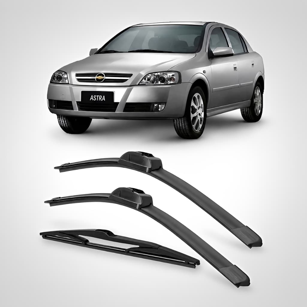 Kit Palheta Limpador Parabrisa Carro Gm Astra 1998 A 2011
