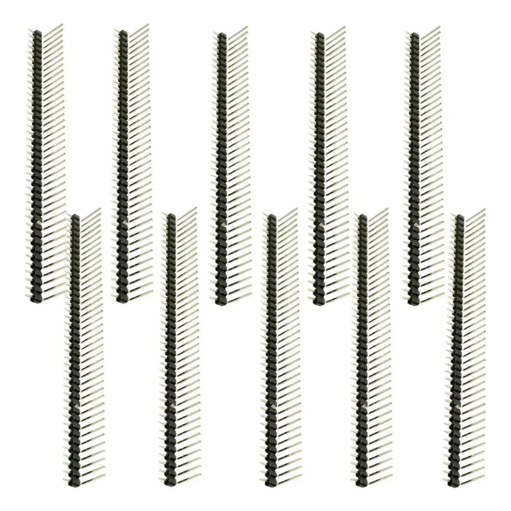 Kit 100 Barra De Pinos 1x40x6 - 90o Invertido
