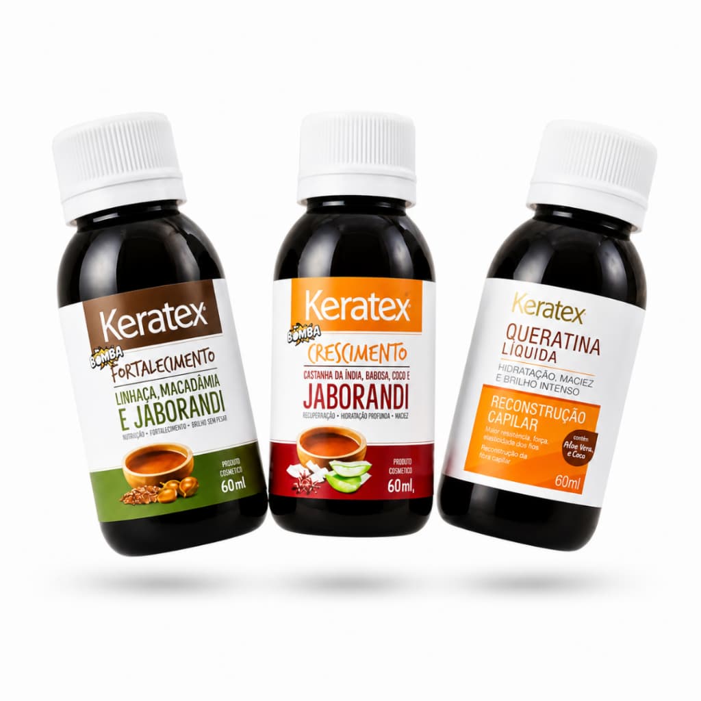 Kit Keratex Bomba Capilar Restauração 3x60ml