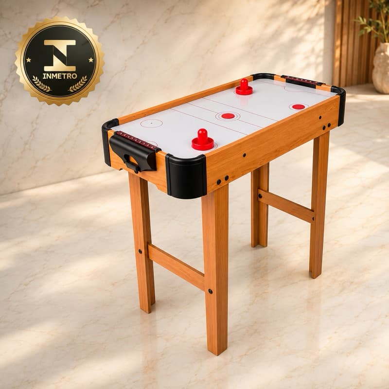 Mini Mesa Jogo Air Aero Game Hockey Infantil  Pé Alto Portátil
