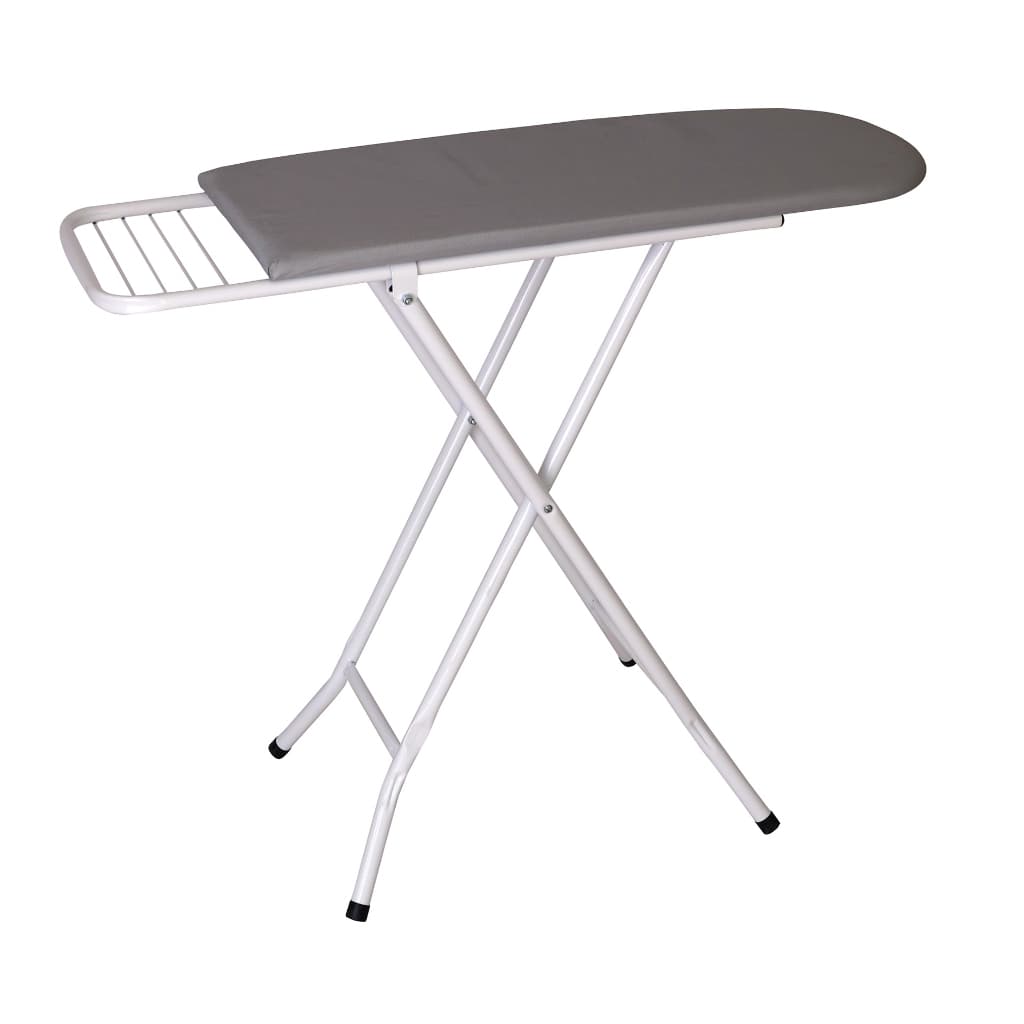Mesa Tábua de Passar Roupa Dobrável Extra Forte com Porta Ferro e Tecido Térmico 3 Alturas