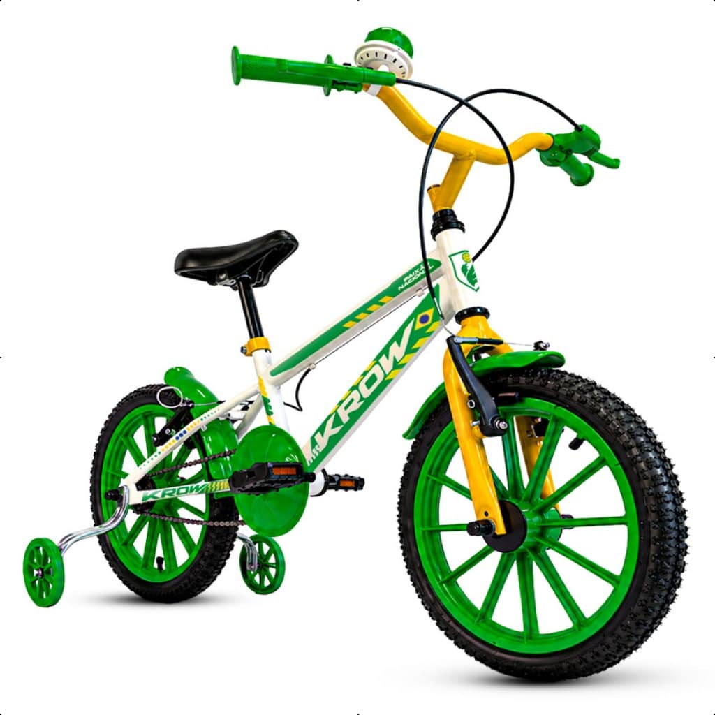 Bicicleta Infantil Aro 16 Bike Modelo Com Rodinha Bike Para Criança 4 a 7 Anos