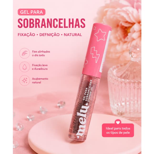 Gel Para Sobrancelha Incolor Melu Fashion