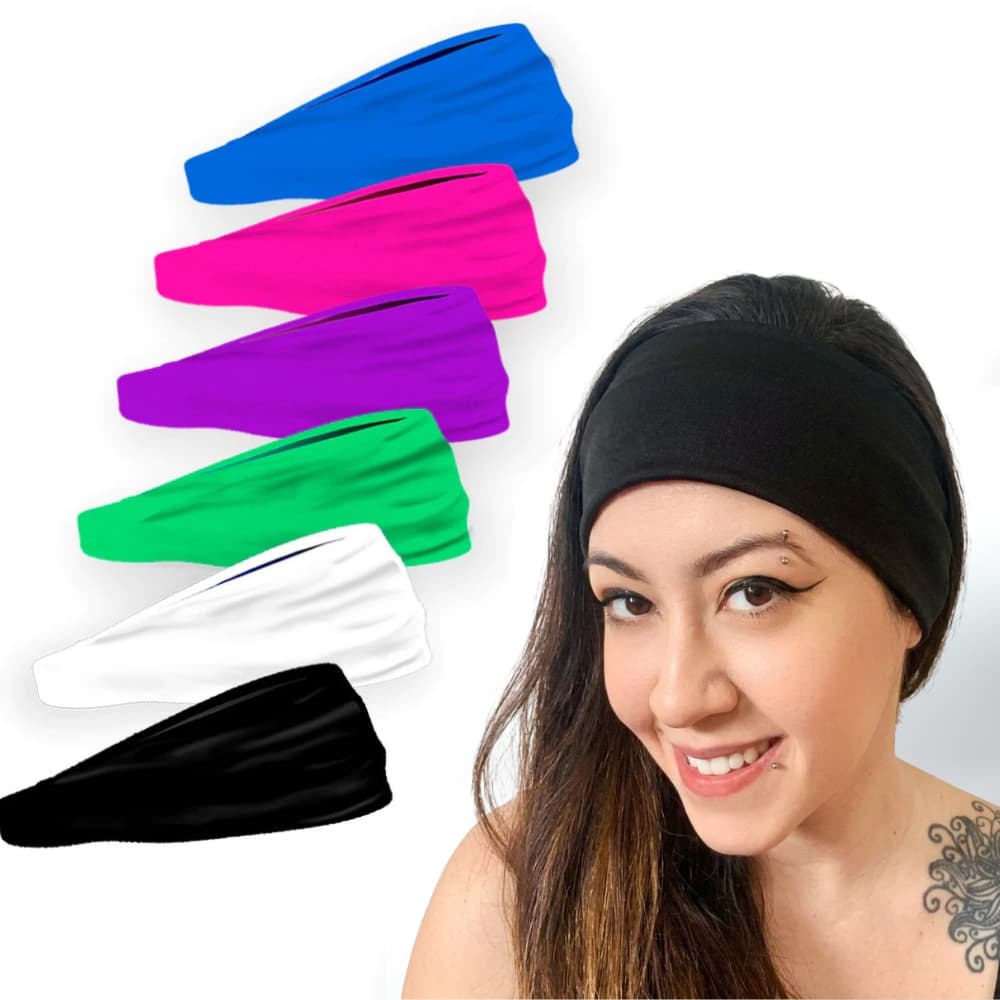 Faixa de cabelo headband em malha elástica Unissex, corrida , ciclismo  , proteção UV , unissex