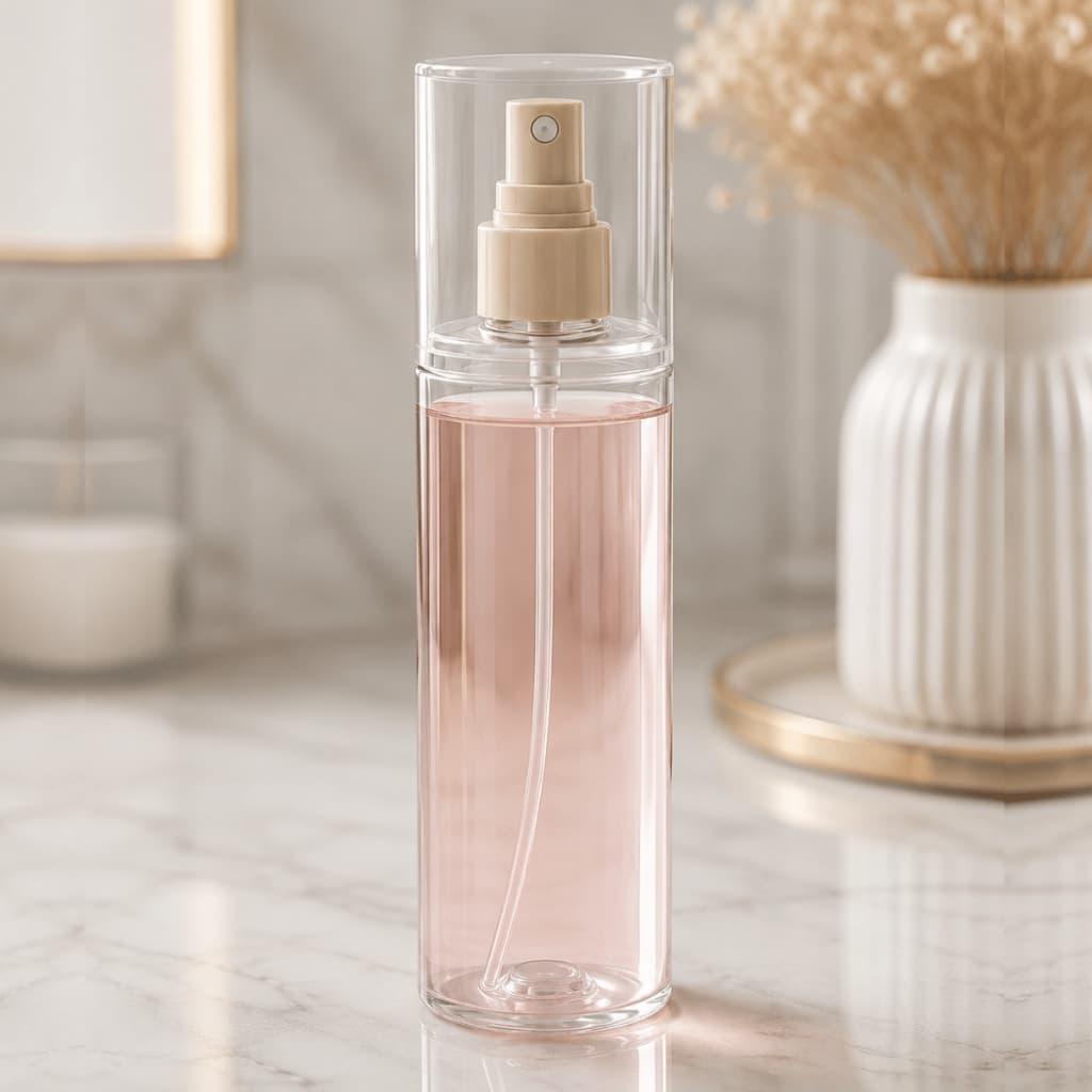 50 Frascos PET 200ml para Body Splash Embalagem Cosmética Transparente Ideal para Perfume e DIY