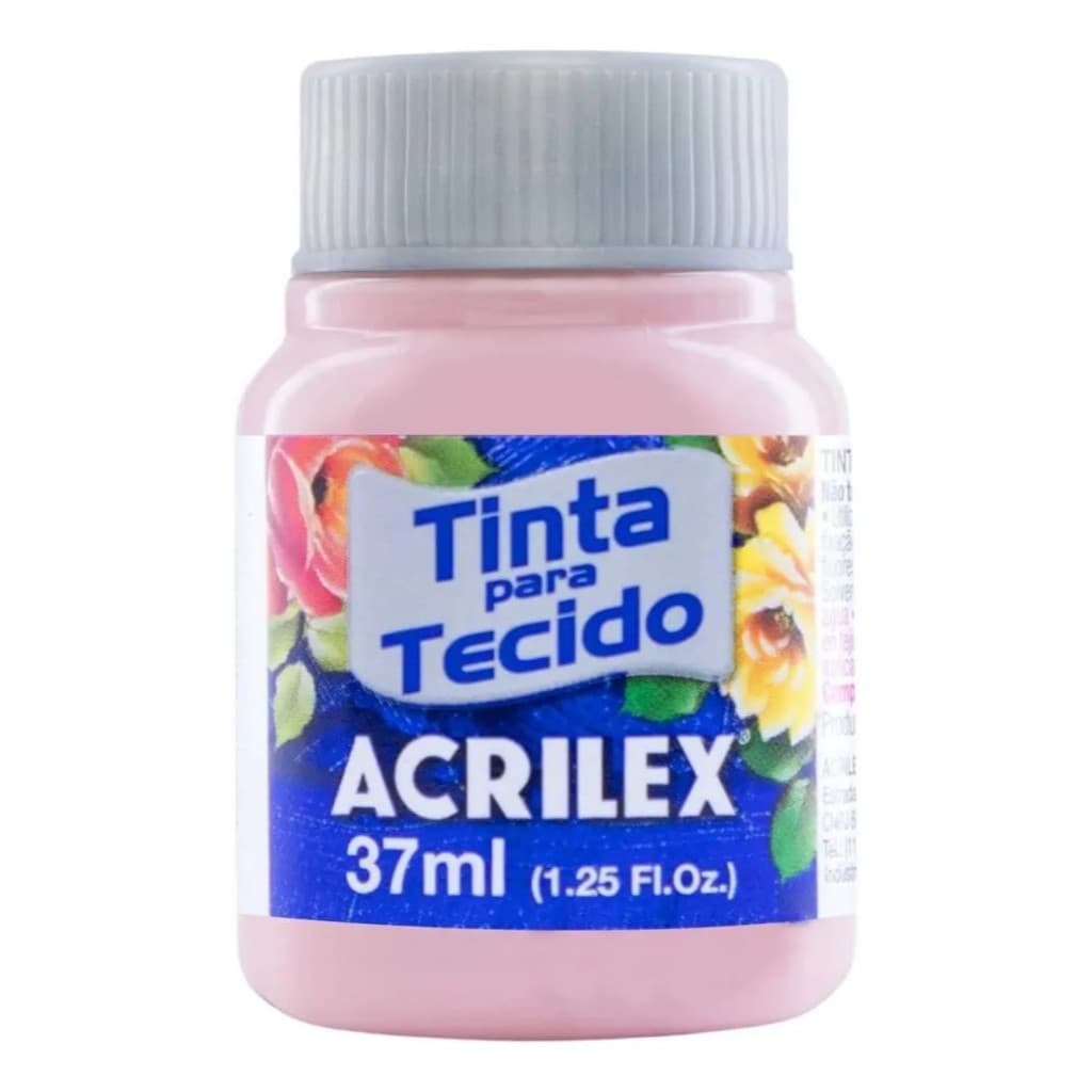 Tinta Tecido Fosca 37 Ml - Rosa Bebê 813 - Acrilex