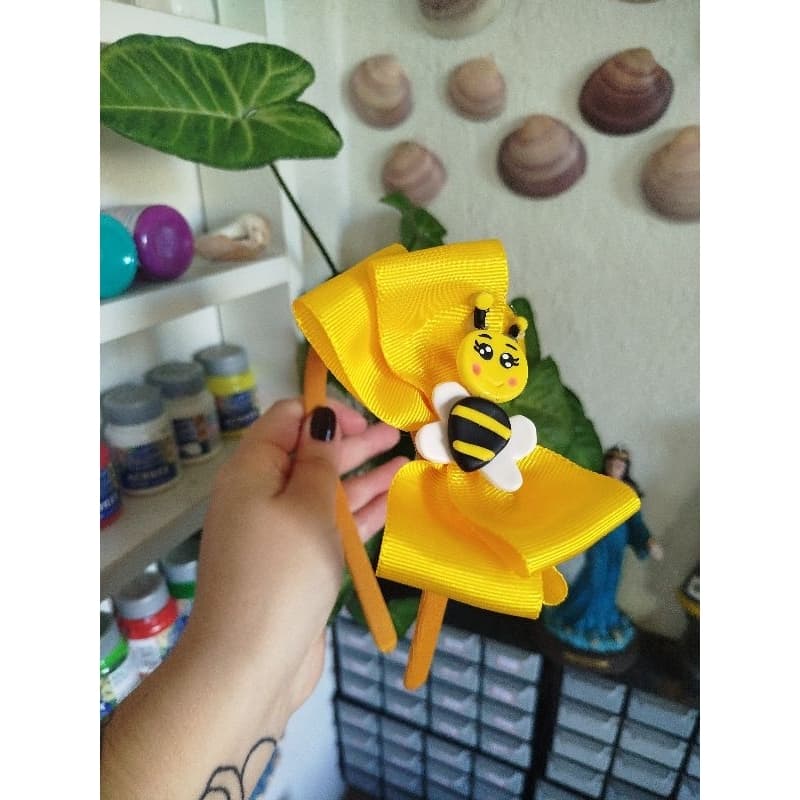 Laço erê Abelhinha 🐝🌻 erê de Oxum 🌻 Arco para Ibejada Laço para Erê de Umbanda e Candomblé