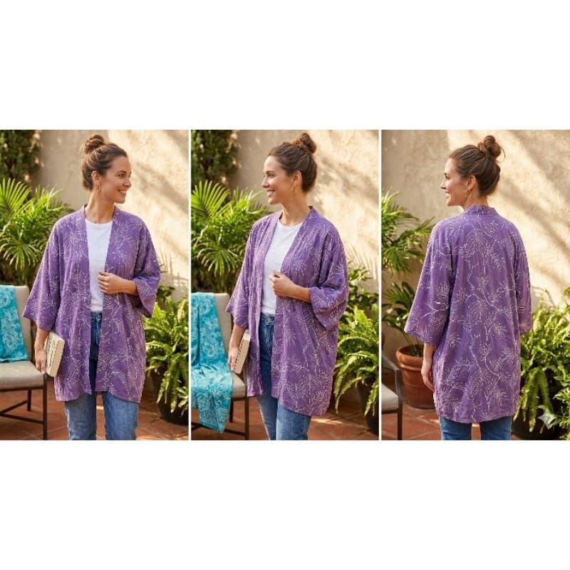 Kimono Feminino em Alfaiataria Moderno - Tamanho G - NOVO