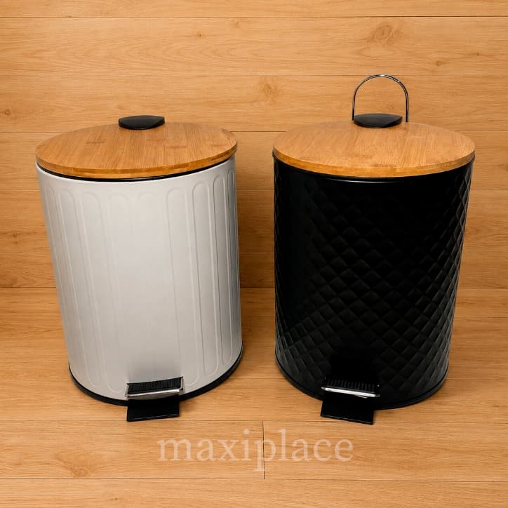 Lixeira 5 Litros Com Pedal Amortecedor para Casa Banheiro Cozinha Grande Decorativa Multiuso