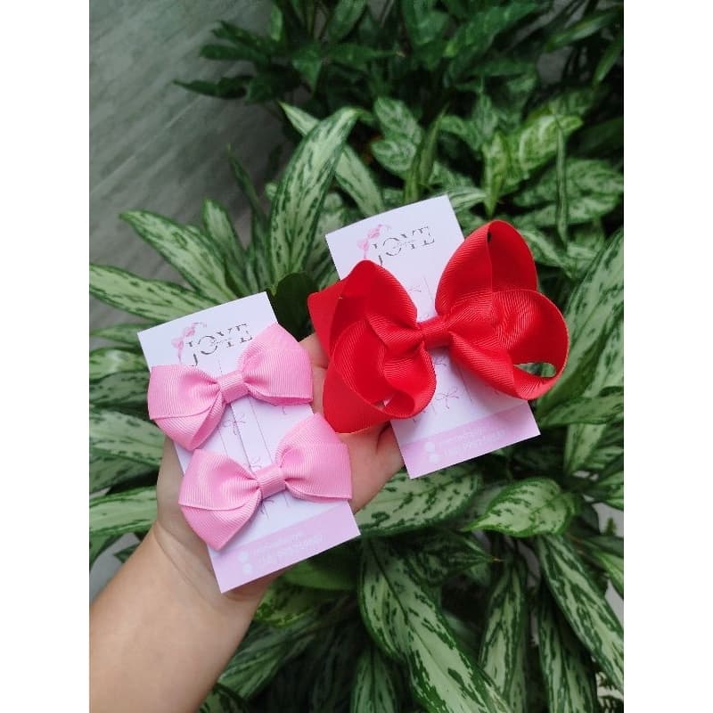 Kit laço infantil e Parzinho Infantil Laço vermelho Laço rosa Parzinhos de Laço